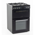 Tesla TMRDF60B - Black/Stainless Steel Dual Fuel Range Cooker - 68L - A+ Energy