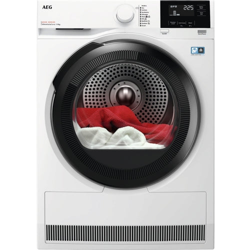 AEG TR819A4B - White 9KG Tumble Dryer - Heat Pump - A+++ Energy