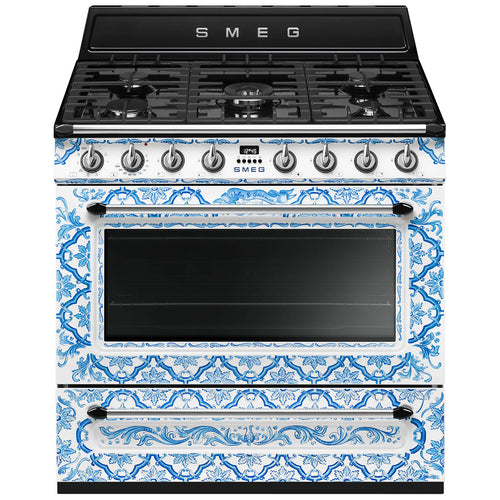 SMEG TR90DGM9 - Maiolica Range Cooker - 115 litres Capacity - A Energy Rating