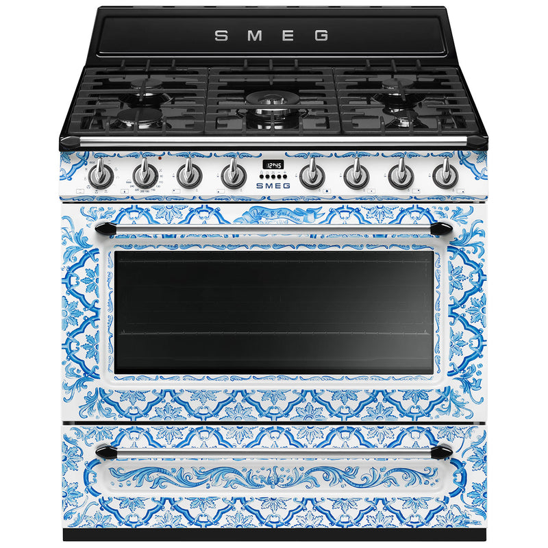 SMEG TR90DGM9 - Maiolica Range Cooker - 115 litres Capacity - A Energy Rating