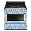 SMEG TR90DGM9 - Maiolica Range Cooker - 115 litres Capacity - A Energy Rating