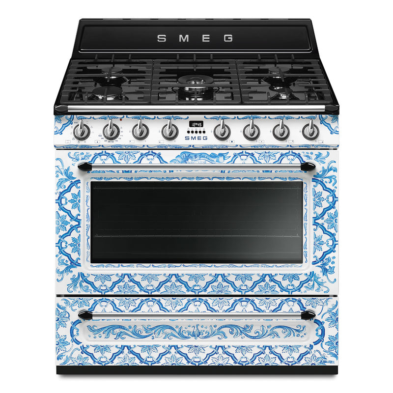 SMEG TR90DGM9 - Maiolica Range Cooker - 115 litres Capacity - A Energy Rating