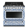 SMEG TR90DGME9 - Blue Decorated Range Cooker - 5 Cooking Zones - A energy