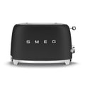 Smeg TSF01BLMUK - Black 2 Slice Toaster - Retro Design