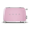 Smeg TSF01PKUK - Pink 2 Slice Toaster - Retro Style