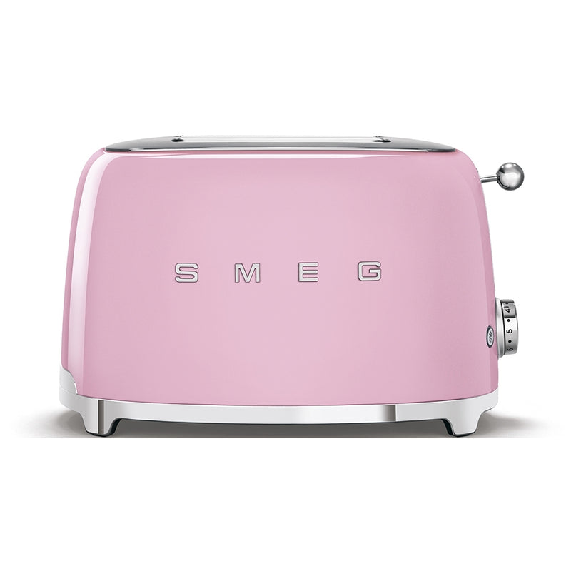 Smeg TSF01PKUK - Pink 2 Slice Toaster - Retro Style