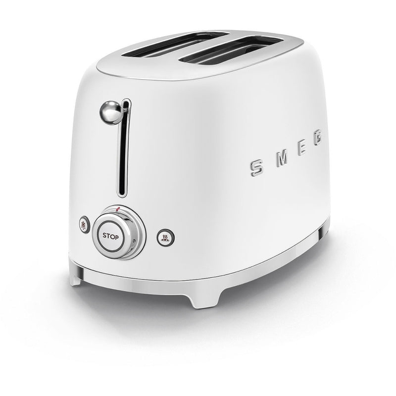 Smeg TSF01WHMUK - White 2 Slice Retro Toaster - 950W - N/A energy