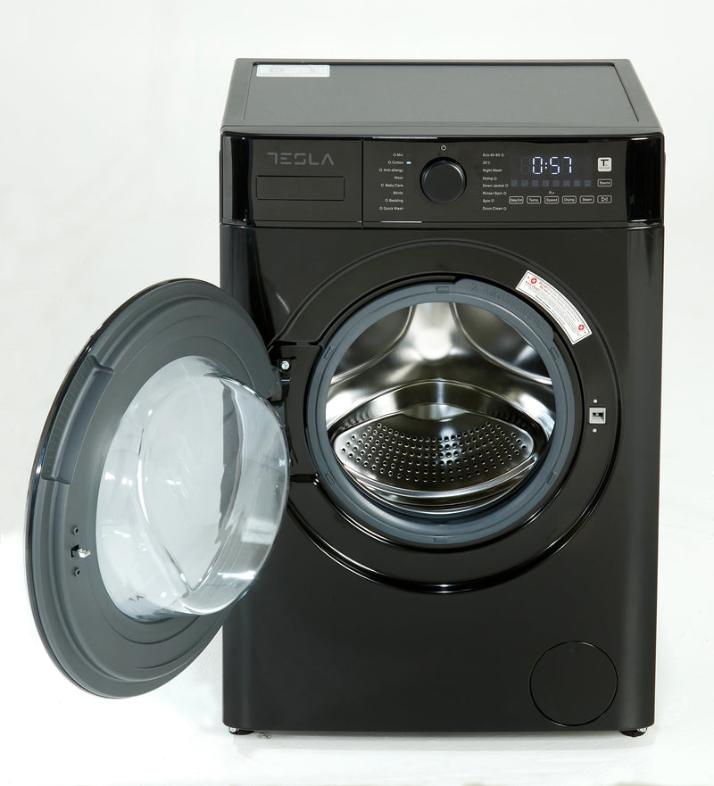 Tesla TWD85B - White/Black 8KG/5KG Washer Dryer - 1400 RPM - A/D Energy