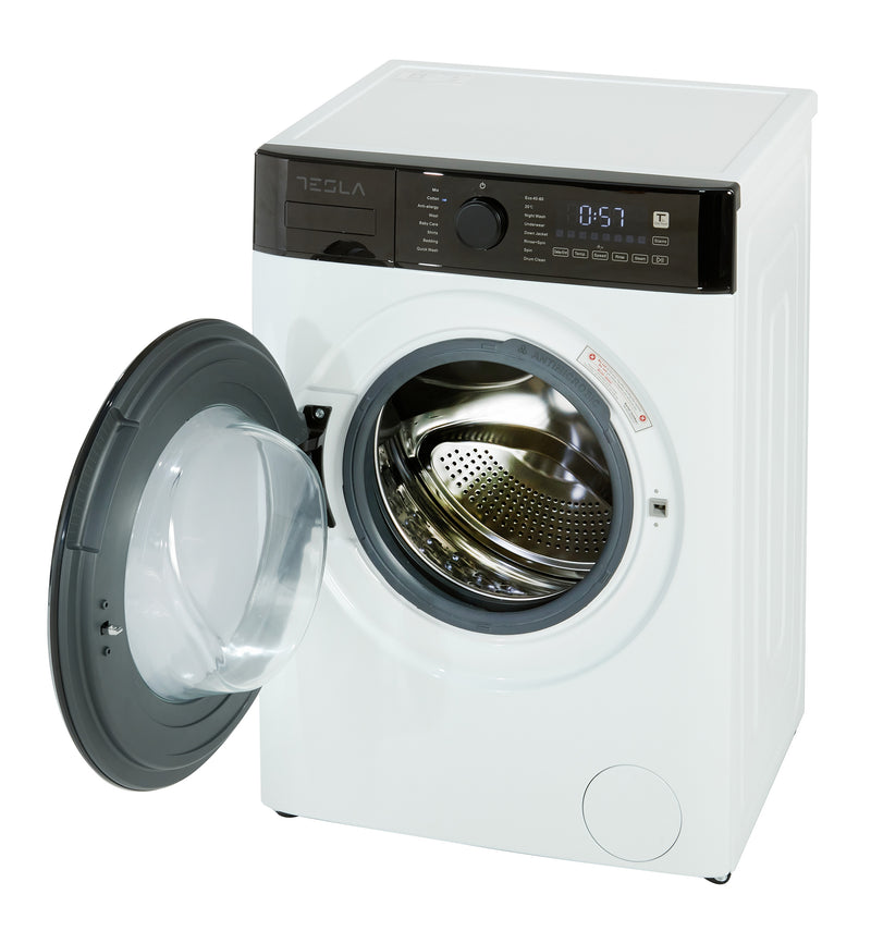 Tesla TWM81400W - White 8KG Washing Machine - 1400 RPM - A Energy