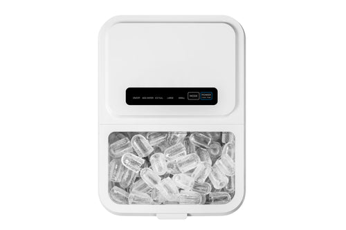 IceKing IKICE12KGW - White Icemaker - 12 kg Capacity