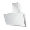 Tweet EG8 LED WH A80 - White Glass Wall Mounted Extractor - 80cm - C Energy Rating