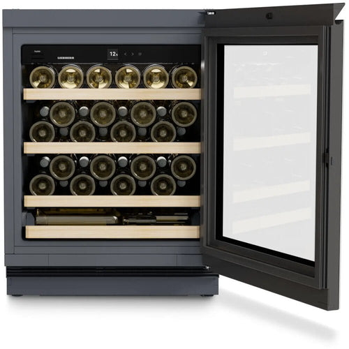 Liebherr UWgb3631 - Black Wine Cooler - 44 Bottles - F Rated