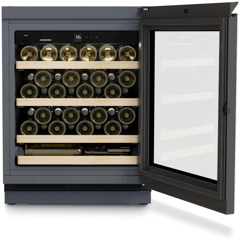 Liebherr UWgb3631 - Black Wine Cooler - 44 Bottles - F Rated