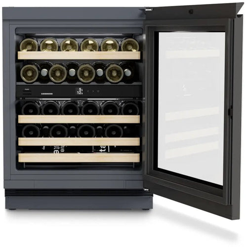 Liebherr UWgb3632 - Black Wine Cooler - 32 Bottles - F Rated