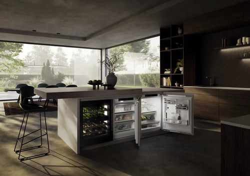 Liebherr UWgbi3682 - Stainless Steel Wine Cooler - 95L Capacity - 2 Temperature Zones - E Energy Rating