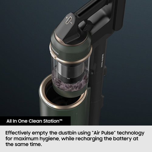 Samsung VS20B95973B - Midnight Blue Vacuum Cleaner - 210W Cordless Stick with Clean Station