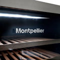 Montpellier WC165X - Stainless Steel 166 Bottle Wine Cooler - Dual Zone - G Energy Rating