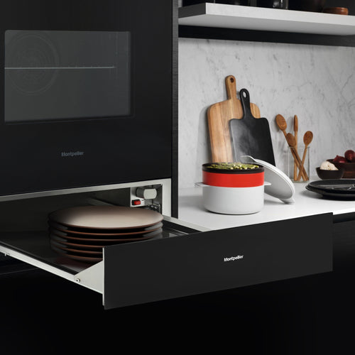 Montpellier WD140BG Warming Drawer - Black