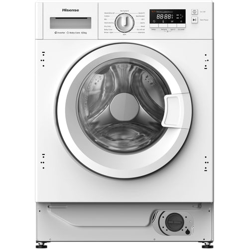 Hisense WD3M841BWI - White 8KG Washer Dryer - 1400 RPM - B Energy