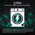 Hisense WD5S1045BB - Black 10.5KG/6KG Washer Dryer - 1400 RPM - D Energy