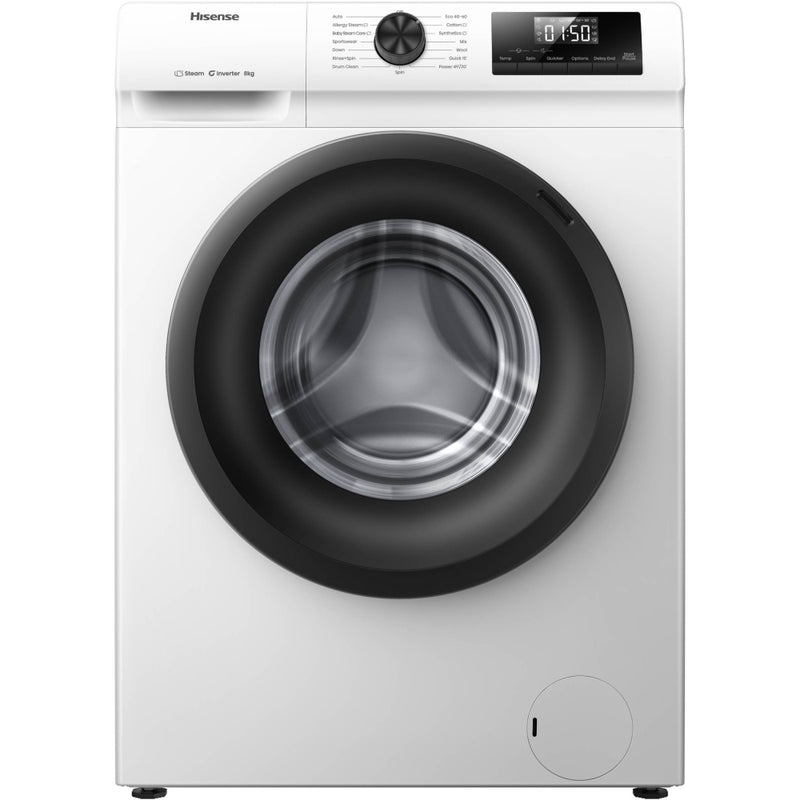 Hisense WF1Q8041BW - White 8KG Washing Machine - 1400 RPM - A Energy