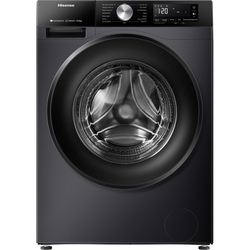 Hisense WF3S1043BB3 - Black Tumble Dryer - 10.5KG - A Energy Rated