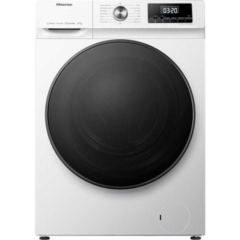 Hisense WFQA1014EVJM - White 10KG Washing Machine - 1400 RPM - A Energy