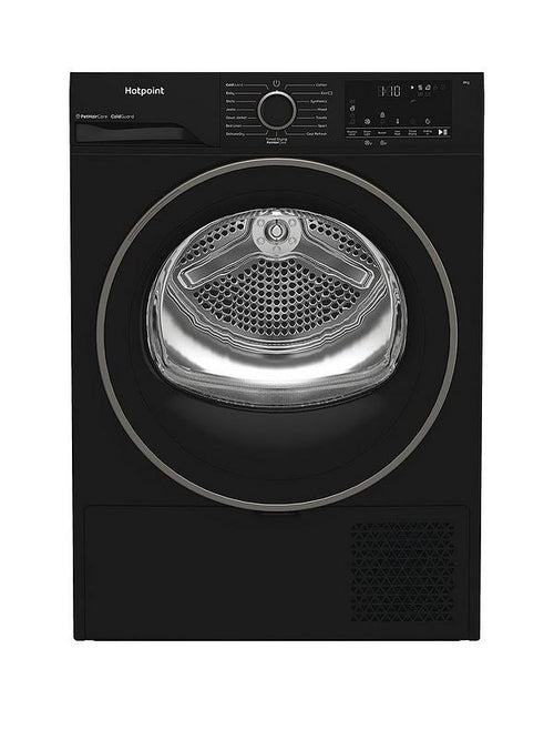 Hotpoint C HSD 82M BB UK - Black 8KG Heat Pump Tumble Dryer - A+ Energy