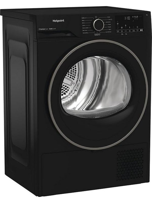 Hotpoint C HSD 82M BB UK - Black 8KG Heat Pump Tumble Dryer - A+ Energy