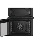 Hotpoint HDD6GDC2B1 - Black Dual Fuel Double Cooker - 60cm - A Energy