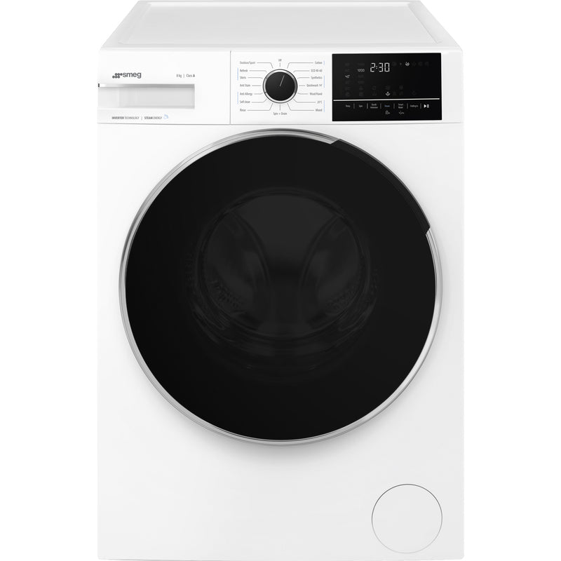 SMEG WNP84SEAUK - White 8KG Washing Machine - 1400 RPM - A energy