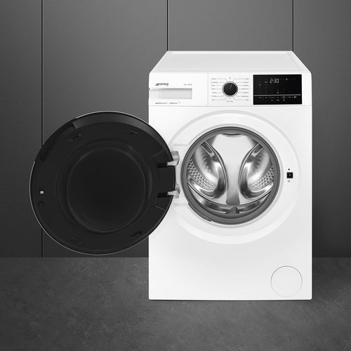 SMEG WNP96SEAUK1 - White 9KG Washing Machine - 1600RPM - A energy