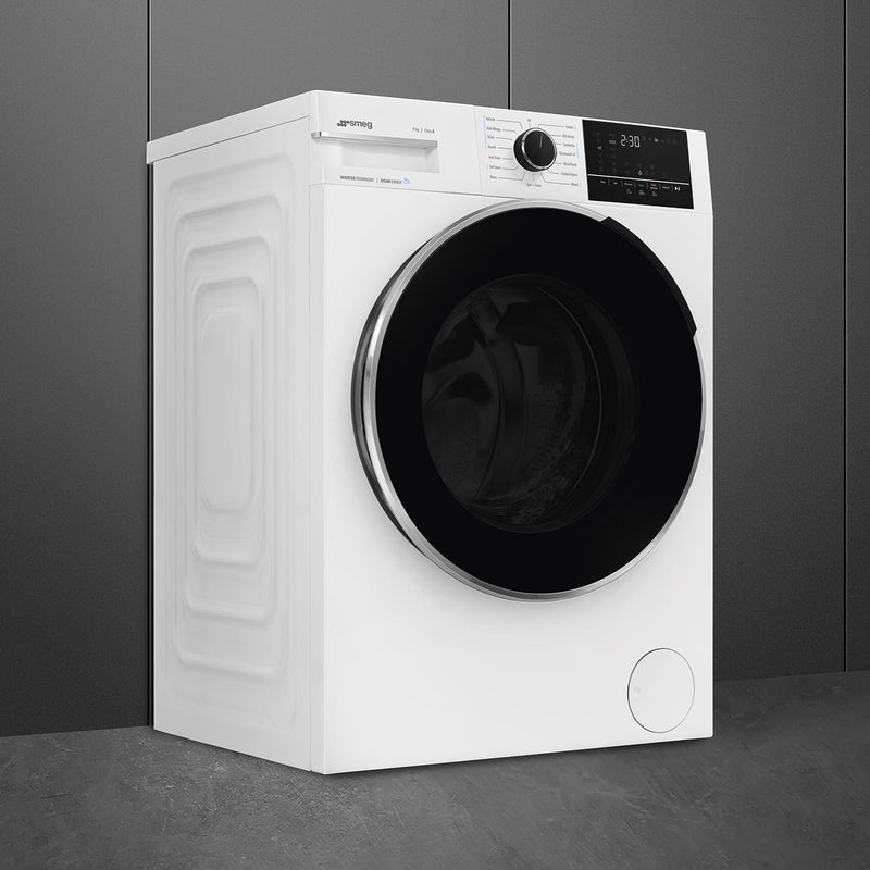 SMEG WNP96SEAUK1 - White 9KG Washing Machine - 1600RPM - A energy