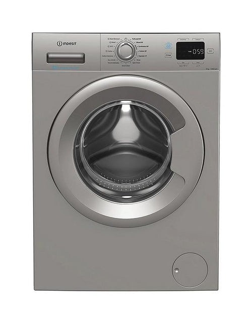 Indesit IP 846S PUSH&GO UK - Silver 8KG Washing Machine - 1400 RPM - A energy