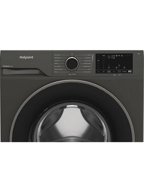 Hotpoint HB 93G - Manhattan Grey 9KG Washing Machine - 1400 RPM - A energy