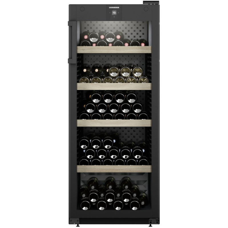 Liebherr WPbl4601 - Black 166 Bottle Wine Cooler - F Energy Rating