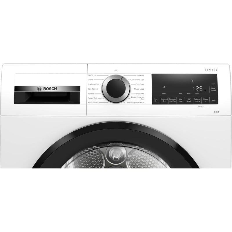 Bosch WPG23108GB - White 8KG Condenser Tumble Dryer - B energy