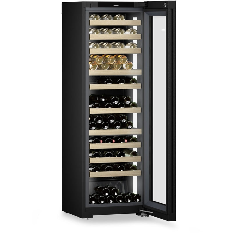 Liebherr WPgbi5273 - Black 357L Wine Cooler - 104 Bottles - 3 Zones - F Energy Rating