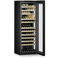 Liebherr WPgbi7473 - Black 182 Bottle Wine Cooler - 3 Temperature Zones - F Energy Rating