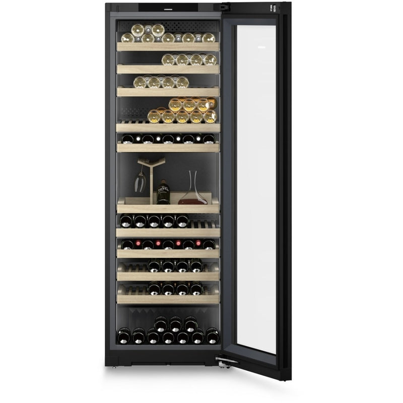 Liebherr WPgbi7483 - Black Wine Coolers - 182 Bottles - F Energy Rating