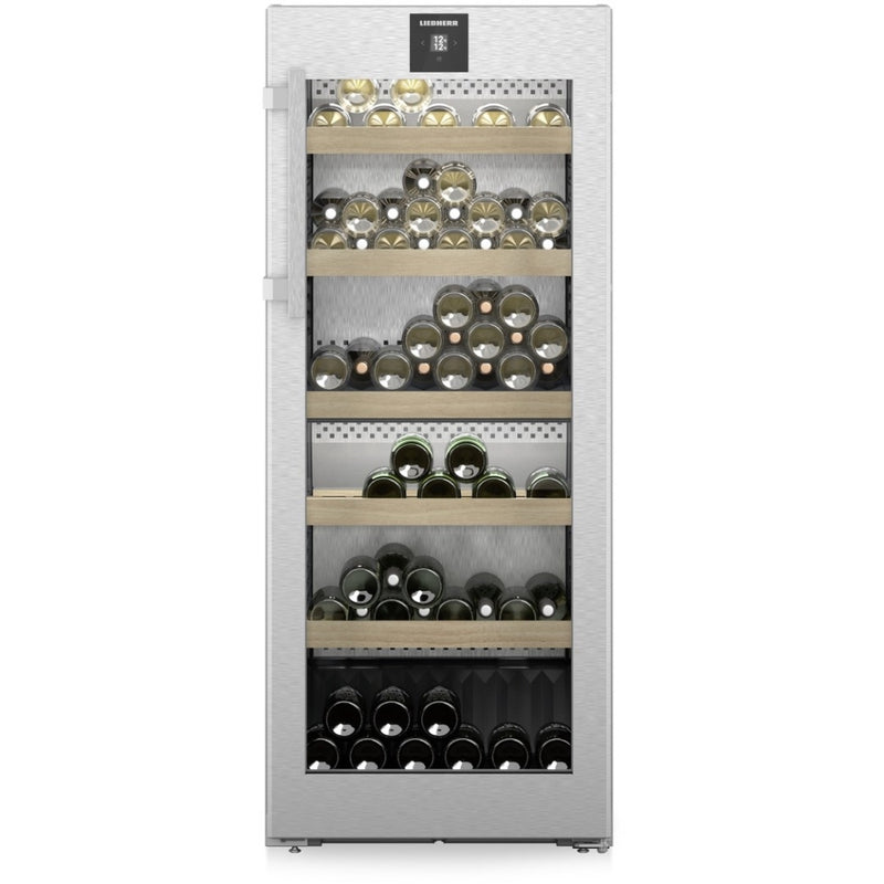 Liebherr WPsd4652 - Silver 272L Wine Cooler - 107 Bottles - F energy