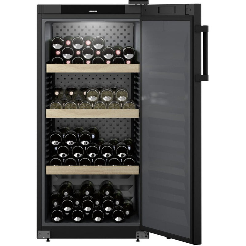 Liebherr WSbl4201 - Black 141 Bottle Wine Cooler - D Energy Rated