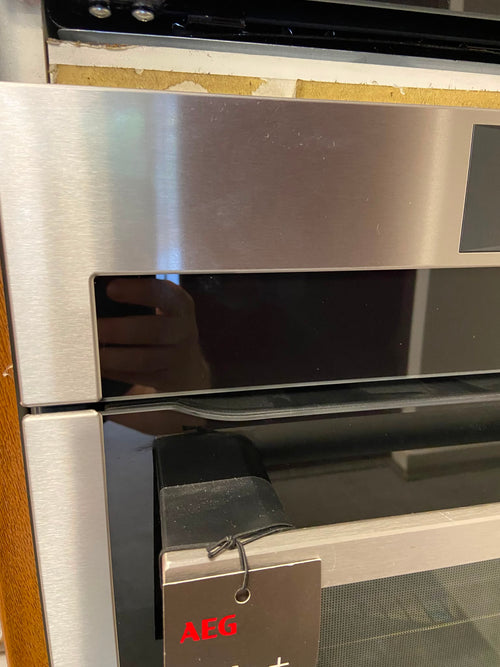 AEG KPE842220M - Stainless steel Built in Compact Single Oven - A+ energy - Ex Display