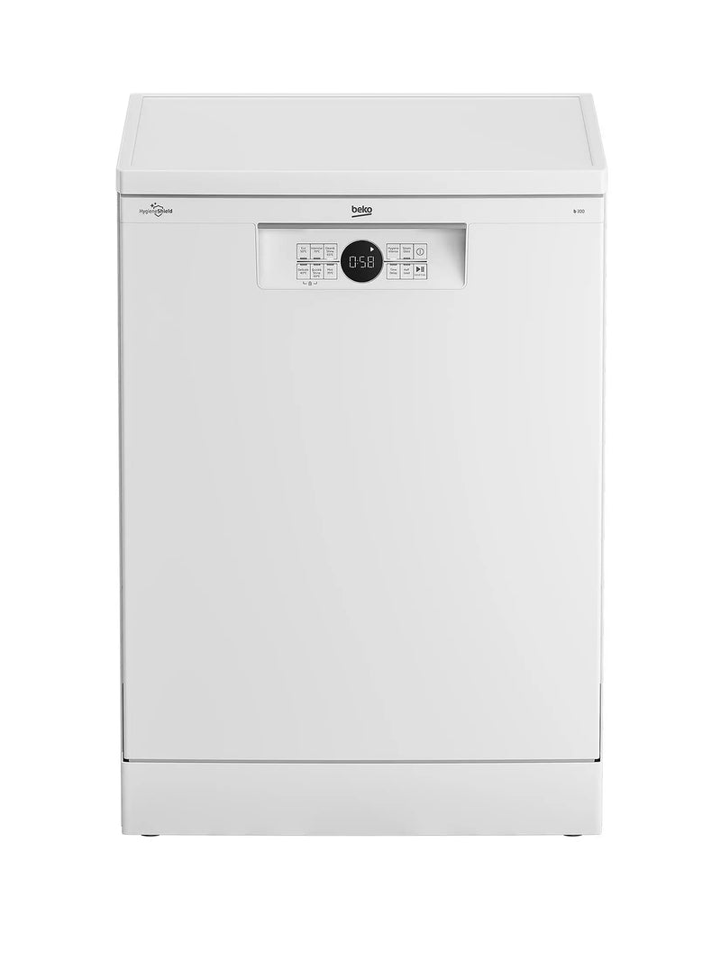 Beko BDFN26431W - White Freestanding Full Size Dishwasher - 14 Place Settings - D Energy