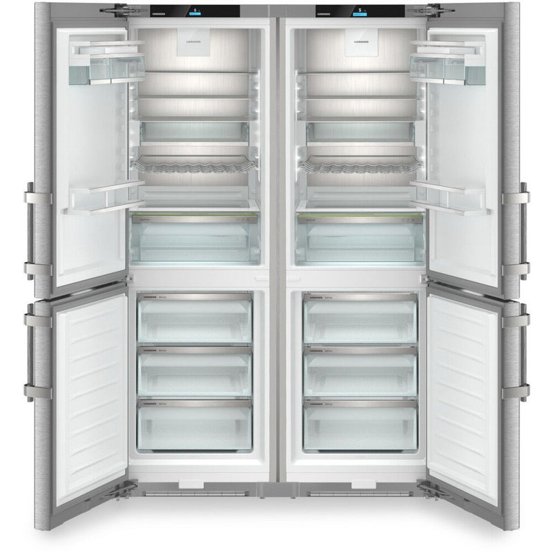 Liebherr XCCsd 5250 Prime - Silver American Fridge Freezer - 458L Fridge 206L Freezer - C Energy Rating