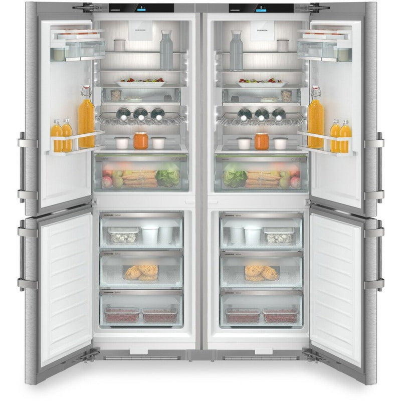 Liebherr XCCsd 5250 Prime - Silver American Fridge Freezer - 458L Fridge 206L Freezer - C Energy Rating