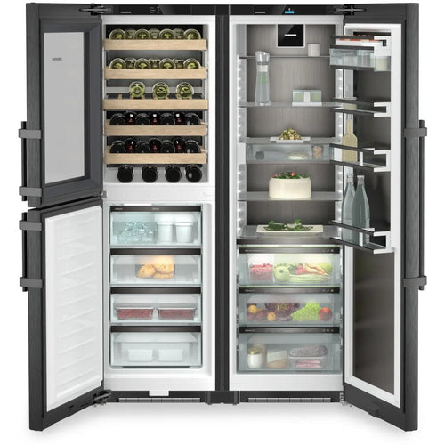 Liebherr XRCbs5295 - Black American Fridge Freezer - 387L/133L - D Rated