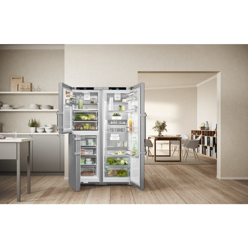 Liebherr XRCSD 5255 Prime BioFresh - Silver American Fridge Freezer - 583/133L Capacity - D Energy Rating