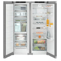 Liebherr XRFsf 5240 Plus - Silver American Side-by-Side Fridge Freezer - 398/262L Capacity - 115° Door Opening - LED Lighting - D/E Energy