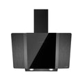 Caple ZEL901GM 90cm Wall Chimney Cooker Hood – Gunmetal & Black Glass